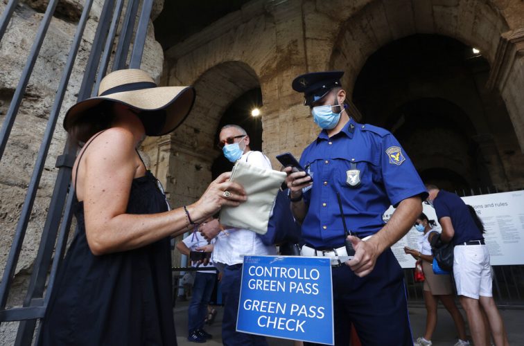 Fri. 9:54 a.m.: Italy: COVID 'Green Pass' needed for museums, indoor dining